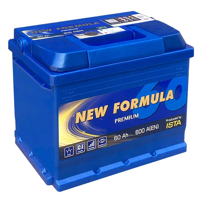Акумулятор New Formula PREMIUM 60Ah (+/-) (600EN)